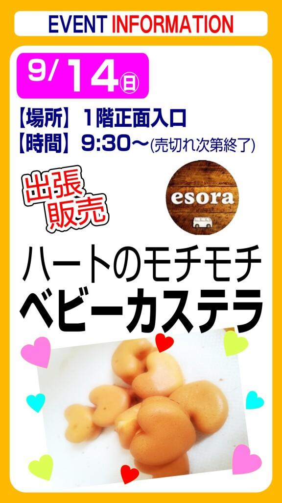 esora ベビーカステラ【出張販売】